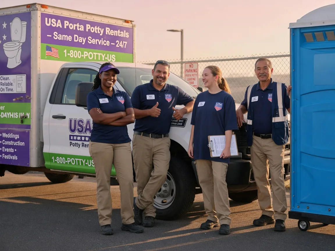 Porta Potty Rental company in Flat Rock, NC